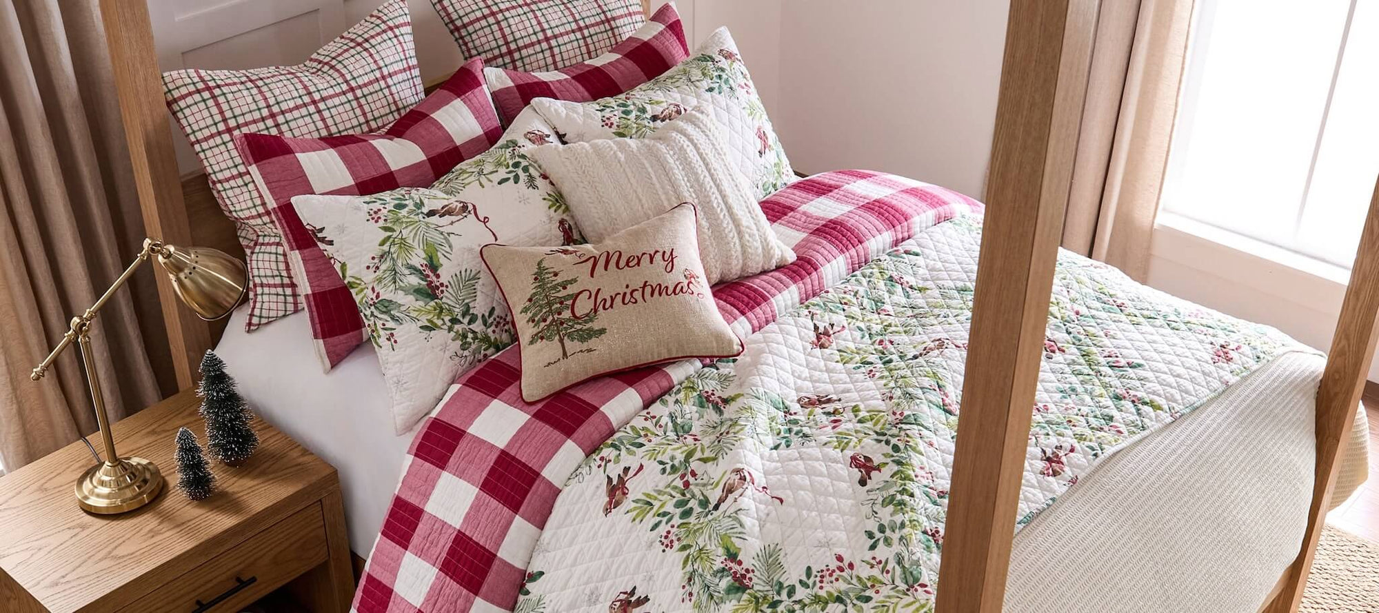 Levtex Home -Levtex Home Christmas Tinsel Tidings Quilt Slide min