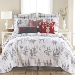 Villa Lugano Sleigh Bells Holiday Gray Euro - One Euro Sham - Levtex Home -Levtex Home GUEST 023c62a6 f856 40bf 9612 72cf77083e03