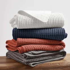 Mills Waffle Adobe Quilted Throw - Levtex Home -Levtex Home GUEST 0649293e 36d8 4eca bb65 63ebee703fda