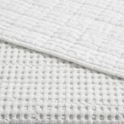 Mills Waffle Bright White Quilted Throw - Levtex Home 7 Mills Waffle Bright White Quilted Throw - Levtex Home -Levtex Home GUEST 19724c0f b0fa 4223 aefc 27d5ec7150f3