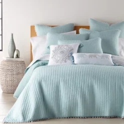 Pom Pom Blue Haze Standard Sham - Levtex Home 9 Pom Pom Blue Haze Standard Sham - Levtex Home -Levtex Home GUEST 1a3fa2b2 6cbb 4970 84a9 f4d8e94112d6 1