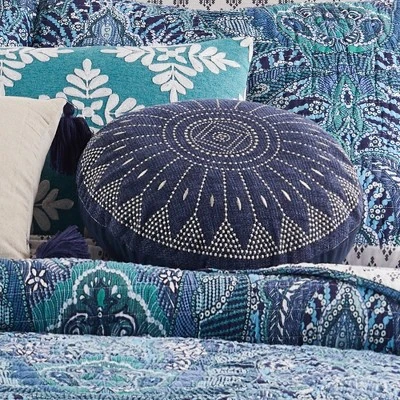 Bellamy Navy Decorative Pillow - Levtex Home 4 Bellamy Navy Decorative Pillow - Levtex Home - Image 2