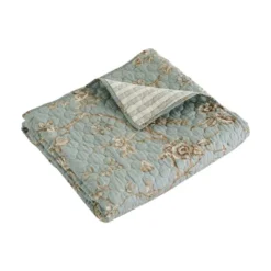 Lyon Teal Toile Quilted Throw - Levtex Home 7 Lyon Teal Toile Quilted Throw - Levtex Home -Levtex Home GUEST 1fa017bc f018 4a98 824d 3d9d423c5d67