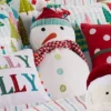 Merry & Bright Holly Jolly Snowman Pillow - By Levtex Home -Levtex Home GUEST 44074197 b59a 4ef1 8a1e 0fb88f417718
