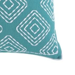 Del Ray Teal Crewel Stitch Decorative Pillow - Levtex Home 7 Del Ray Teal Crewel Stitch Decorative Pillow - Levtex Home -Levtex Home GUEST 512333c5 21a8 467e 987f 480b62cc7a9e