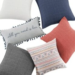 Mills Waffle Adobe Square Pillow - Levtex Home 8 Mills Waffle Adobe Square Pillow - Levtex Home -Levtex Home GUEST 6f3890e1 ea80 4811 8757 07572b306828