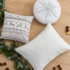 O Christmas Round Metalic Snowflake Pillow R16 -Levtex Home 2 O Christmas Round Metalic Snowflake Pillow R16 -Levtex Home -Levtex Home GUEST 7aa97b31 5ef6 4849 bf05 de9a8d0ea9b6 1