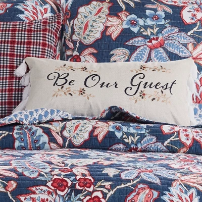 Joyanna Be Our Guest Decorative Pillow - Levtex Home 3 Joyanna Be Our Guest Decorative Pillow - Levtex Home
