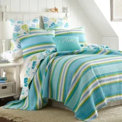 Cozumel Quilt Set - Coastal Multicolor - Levtex Home -Levtex Home GUEST 7c37bb6d db26 4571 a7b4 8d5f727900fa