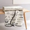 Histoire Script Quilted Throw - Levtex Home -Levtex Home GUEST 88af1b9c 4fa3 4132 a40b 37d7b612679d