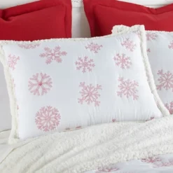 Red Snowflake Holiday Quilt Set - Levtex Home 9 Red Snowflake Holiday Quilt Set - Levtex Home -Levtex Home GUEST 93b4e5f7 2afe 4871 9285 b9661ea3da2f