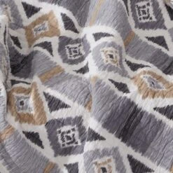 Santa Fe 50" X 60" Quilted Throw - Greys, Tan, And White - Levtex Home -Levtex Home GUEST a744fba4 9032 456f a231 2327f5030701