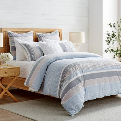 Santander Comforter Set - Blue, Grey & White - Levtex Home 3 Santander Comforter Set - Blue, Grey & White - Levtex Home