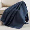 Cross Stitch Navy Quilted Throw- Levtex Home -Levtex Home GUEST b0286a46 6af2 4b75 a154 0cc86f4b7a51