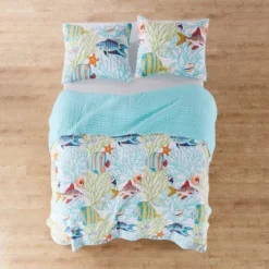 Beachwalk Quilt And Pillow Sham Set - Levtex Home -Levtex Home GUEST b9203800 2883 4fbe 8dac 1d39b5e45591