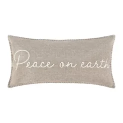 Winterberry Forest Peace On Earth Pillow - Levtex Home
