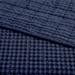 Mills Waffle Navy Quilted Throw - Levtex Home 7 Mills Waffle Navy Quilted Throw - Levtex Home -Levtex Home GUEST c46d802f f1e5 4144 8b06 ff198283c063