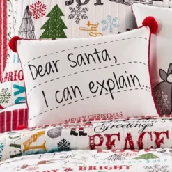 Santa Claus Lane Postcard Decorative Pillow White - Levtex Home 7 Santa Claus Lane Postcard Decorative Pillow White - Levtex Home -Levtex Home GUEST c64188ed 278e 4dcb b15d e9b32c25805a