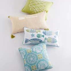 Ocean Springs Embroidered Fish Decorative Pillow - Levtex Home 8 Ocean Springs Embroidered Fish Decorative Pillow - Levtex Home -Levtex Home GUEST d64809c8 f0ed 4b2c 831d 2660ce68053a