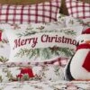 Pine & Plaid Printed Merry Christmas Pillow 12x20 - Levtex Home -Levtex Home GUEST d9f9dcb7 d853 4e6a 85b4 23e7b675feb8