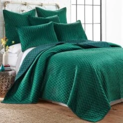 Velvet Emerald Green Euro Sham - Levtex Home 5 Velvet Emerald Green Euro Sham - Levtex Home -Levtex Home GUEST ed510763 e048 4426 aaeb d157cb78d9a4